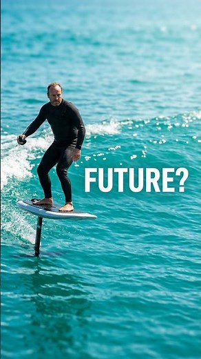 Would You Try This Electric Hydrofoil Surfboard? #watersports #summer #shorts