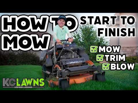 How to Mow a Residential Lawn: Start to Finish (Step-by-Step)