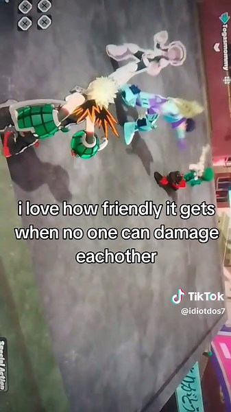 update: it got fixed and people instantly killed eachother #mhur #bnha #mha #gaming #glitch