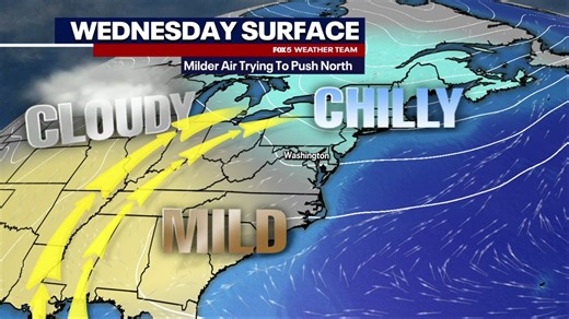 DC weather: Warmest stretch of the month arrives, rain moves in late Thursday