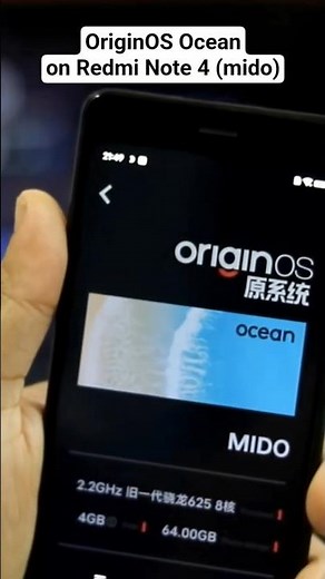 Install OriginOS Ocean on Redmi Note 4! #redminote4 #originos #android #customrom #trendingshorts