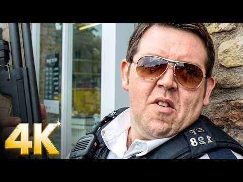 Aisle of Fire! The Sandford Supermarket Shootout | Hot Fuzz | CLIP ⚡ 4K