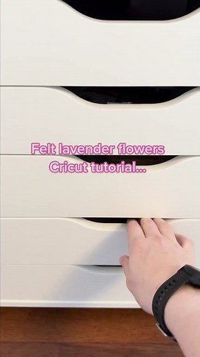 Cricut Tutorial: Beginner-Friendly Felt Lavender Flowers