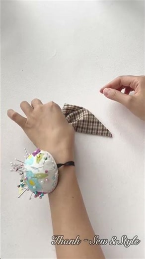 The fastest way to sew scrunchie for beginners | Thanh Sew&Style