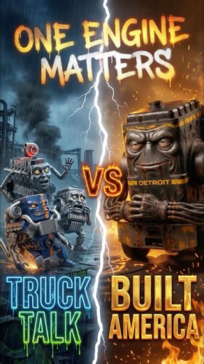 Cummins vs Duramax vs Powerstroke vs Detroit — Only ONE Built America 🔥