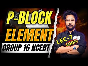 Class 12 Chemistry | P-Block Elements Group 16 | Lecture 7 | Taj Classes