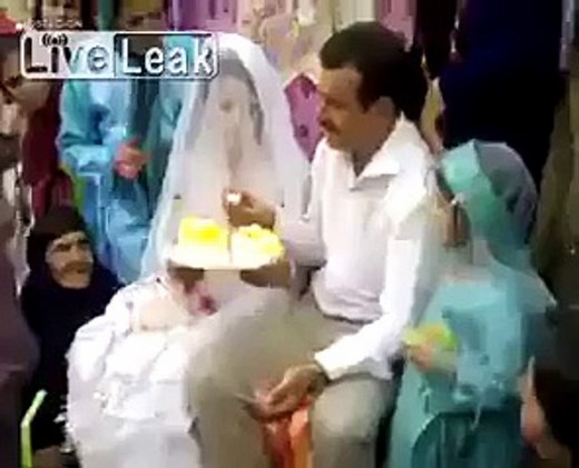 Groom Slaps his Bride during marriage ceremony