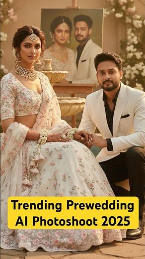 Viral Prewedding AI Photoshoot 2025 | Trending AI Couple Images | Best Prewedding AI Photos #couple