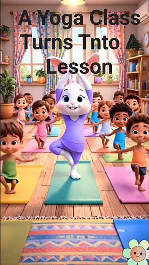 The Kind Rabbit🐰 Yoga Teacher 🥰 inspirational Kids story