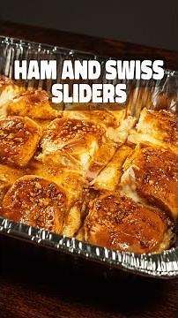 These Baked Ham & Swiss Sliders Are Addicting!