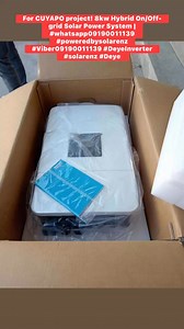 23 reactions · 3 comments | For CUYAPO project! 8kw Hybrid On/Off-grid Solar Power System | #whatsapp09190011139 #poweredbysolarenz #Viber09190011139 #DeyeInverter #solarenz #Deye | Sola Renz | Facebook