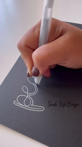 This peaceful lettering feels like therapy