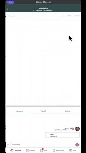 Checking Your Grades on Canvas Mobile