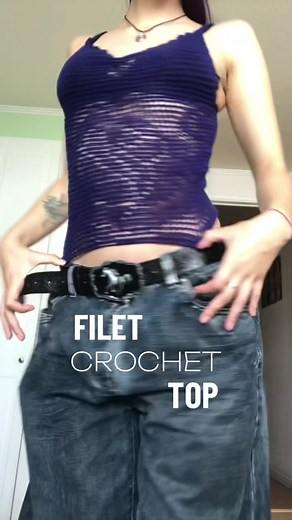 Filet Crochet Top: A Stylish DIY Project