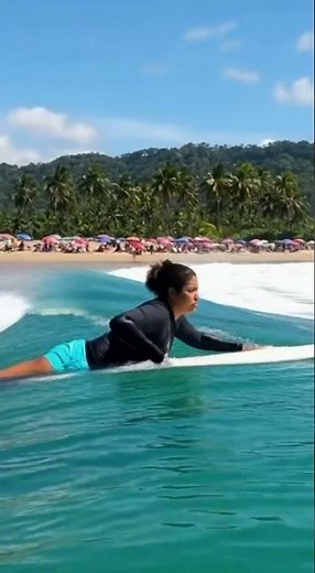 Shark Seen Inside a Wave Right Behind Surfer — Insane Footage #shark
