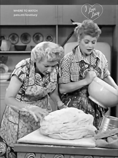 Lucy uses too much yeast trying to make a loaf of bread!😆😜 - I Love Lucy Show | Funny Talk Show 70s 80s