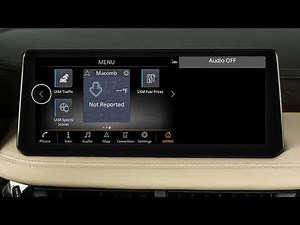 2025 INFINITI QX60 - Control Panel and Touch Screen Overview
