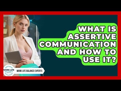 What Is Assertive Communication And How To Use It? - Work Life Balance Experts