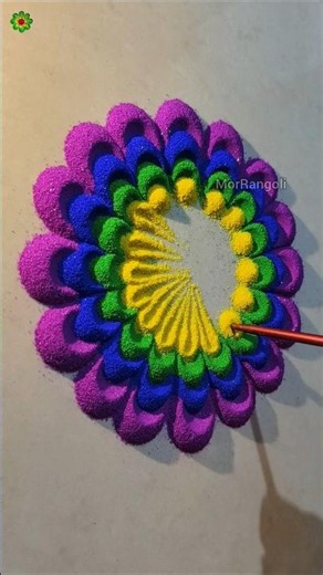 Very Easy and Beautiful Rangoli Designs for daily use #shorts #rangolidesigns #easyrangoli