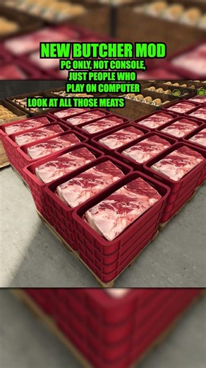 Making MILLIONS With This Butcher Mod #farmingsimulator #moneyhack