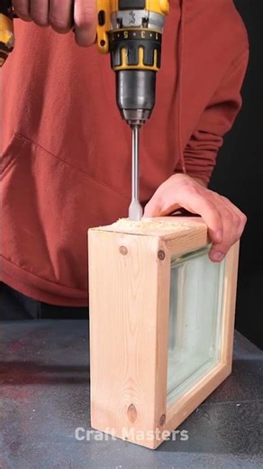 A Simple Glass Block With a Cool Drink Twist! 🤯🥤 #diy #craft