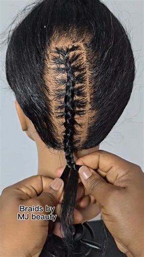 85K views · 986 reactions | Easy way to achieve stitch braids / flat twist #hairtutorial #stylist #trendinghairstyle #tutobraids | MJ beauty | Facebook