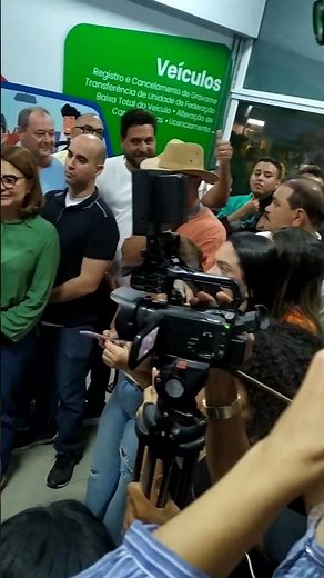 Momento religioso antes da inauguração da CIRETRAN