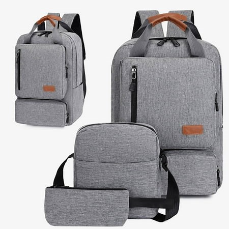 TopLLC Backpack Three Piece Set, Large Student Backpack, Suitable For School And Outdoor Travel, Computer Bag For Men And Women With Large Capacity - Walmart.ca