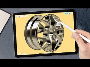 Modeling a Wheel Rim on the iPad | Shapr3D