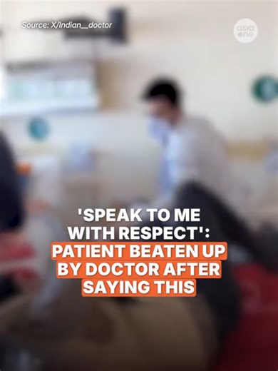 A doctor at Shimla's Indira Gandhi Medical College and Hospital (IGMC) in India was suspended on Monday (Dec 22) after he allegedly beat up a patient who had asked him to speak respectfully. #news #India #Hospital #Doctor #Patient