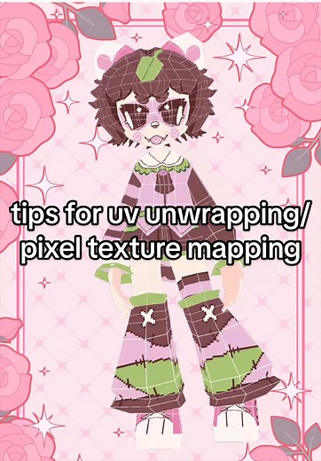 what tips do YOU have for uv unwrapping? #lowpoly #b3d #blender #vrchat #vtuber