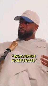 How DWade Accidentally Broke Kobe Bryant's Nose😤🤔 #shorts #nba