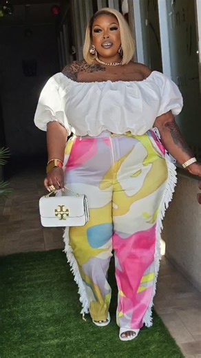 VISIT OUR LOCATION: 𝐁𝐮𝐢𝐥𝐝𝐢𝐧𝐠 𝐧𝐮𝐦𝐛𝐞𝐫 14 𝐢𝐧 𝐂ENTRAL 𝐏𝐋𝐀𝐙𝐀; 𝐔𝐏𝐒𝐓𝐀𝐈𝐑𝐒 𝐬𝐡𝐨𝐩 𝐧𝐮𝐦𝐛𝐞𝐫 4 . 15 CONSTANT SPRING ROAD WHERE PABLOS N PINGS FABRIC STORE IS LOCATION, HALF WAY TREE AREA. TO ORDER FOR DELIVERY: WHATSAPP 1876 489 8194 STRETCH MULTI COLOR PANTS SIZE: 1XL.2XL.3XL Cost: $8500 RUFFLE WHITE CROP TOP SIZE:.1XL.2XL.3XL COST $6500 TORY BAG $4600 EARRING $3500 Model wearing TOP 2XL/3XL PANTS TRUE PLUS SIZE FIT MODEL MEASUREMENT | Kurvez By Tina