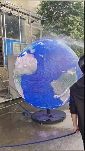 1.9K views · 13 reactions | led sphere display waterproof #3d #3dwall #wall #ledscreen #led #screenq #display #media #leddisplay #panel #ledpanel #bigscreen #ledmonitor #resolution #color #rgb #tech #pixels #video #HD #videowall #tech #electronics #disco #tv #wall #dooh #media #diy #waterproof | Apollomi LED Screen Display Factory | Facebook