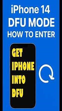 How to Enter DFU Mode on iPhone 14 | #DFUMode #iPhone14DFUMode