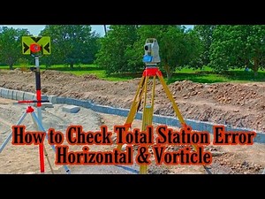 CHAPTER #18. HOW TO CHECK TOTAL STATION ERROR AT SITE WITH 100% DETAILS.