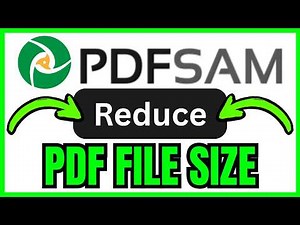 How To REDUCE PDF File Size In PDFsam (QUICK & EASY) 2026