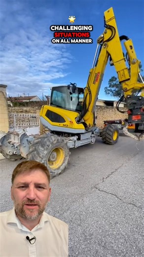 Phenomenal bit of kit for working on slopes and uneven sites. Have you seen one or worked with one? | Project Management Blueprint