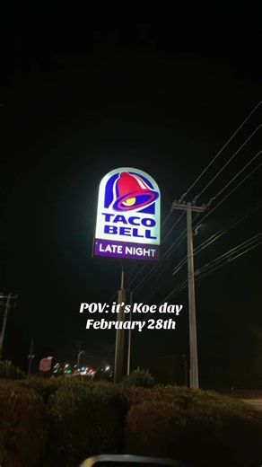 Celebrate Koe Day at Taco Bell!