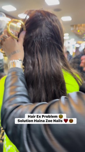 70K views · 828 reactions | Hair Ex Problem ☹️Solution Haina Zoe Nails ❤️ | Zoe Nails | Facebook