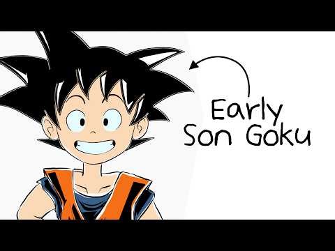 Drawing Goku from Dragon Ball Series | Fan Art 01 #drawing #art #gaming #dragonball #anime