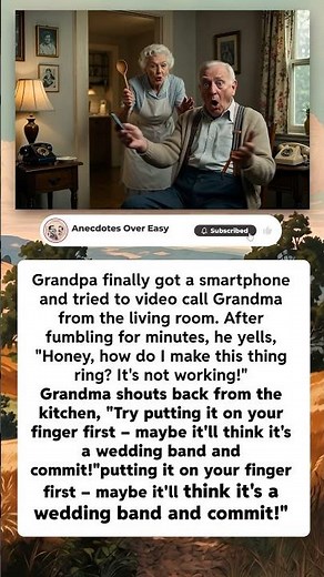 😂 Grandpa's Tech Trouble 😂 #SeniorHumor