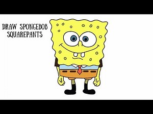 How to Draw SpongeBob SquarePants Easy Step by Step For Kids