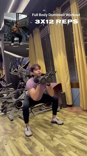 Full Body Dumbbell Workout 🔥#hiitworkout #fullbodyworkout #absworkout #weightloss #sixpackabs