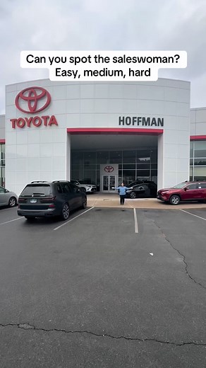 Can you spot the saleswoman? Comment if you found her in every level! What car caught your eye? View our inventory here: https://www.hoffmantoyota.com/new-inventory/index.htm | Hoffman Auto Group