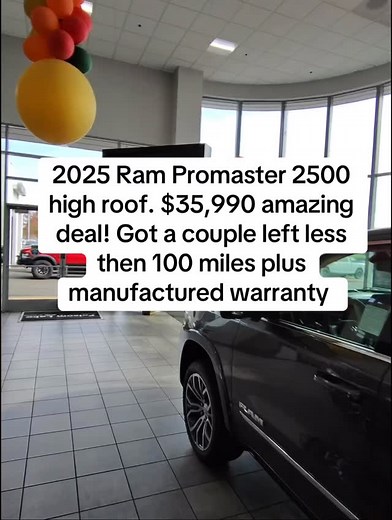 12 reactions | 2025 Ram Promaster 2500 high roof 35 miles hail damage. These are selling like hot cakes brand new it’s 55k msrp. Warranty and all, manufacture warranty, all damages fixed and repairs by Stellantis. #deal #worktruck #folsom #norcal | Marko Petricevic | Facebook