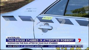 16K views · 69 reactions | Waterloo: A 50-year-old taxi driver has been stabbed during an attempted robbery. A female was seen running from the scene. The driver has been taken to hospital with stab wounds to his wrist. A search for the woman is ongoing. www.7NEWS.com.au #Waterloo #7NEWS | 7NEWS Sydney | Facebook