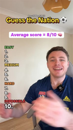 Jack Caulfield on Instagram: "Day 300 already!! When did you start watching?? #football #viral #fyp #quiz #footballchallenge #footballtrivia #footballquiz #premierleague"