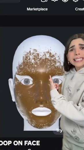 POV: Roblox Adds Makeup… GONE WRONG 😭 #roblox #shorts