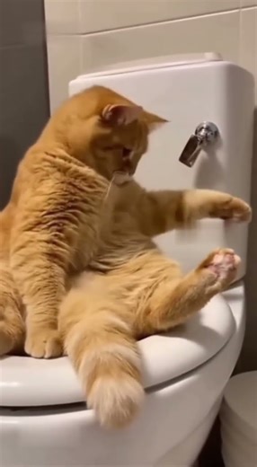 Cat vs Toilet: The Funniest Battle Ever! 😂🐱